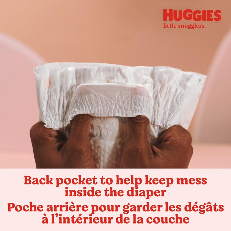 Huggies Little Snugglers Baby Diaper Size 1, 8 to 14 lbs. 34717, 20 Ct - Image 4
